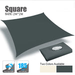 voile soleil gris tissé moderne protection uv 98% jardin extérieur imperméable