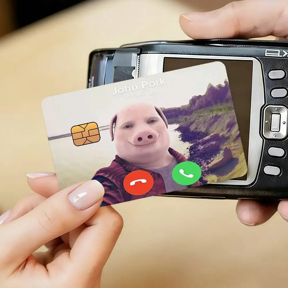 cartes visite personnalisables adhésives anti rayures motifs étoiles porc paysages modernes
