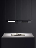 suspension lumineuse moderne led noir minimaliste 4000k 6000k 3000k