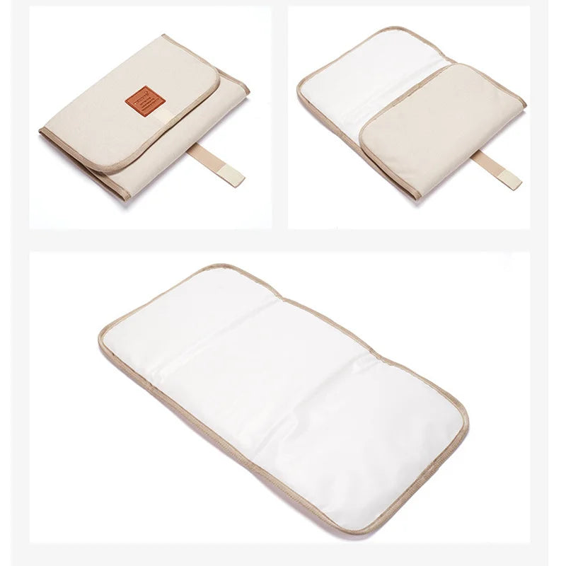coussin bain pliable moderne pratique beige clair toile simple ruban adhésif