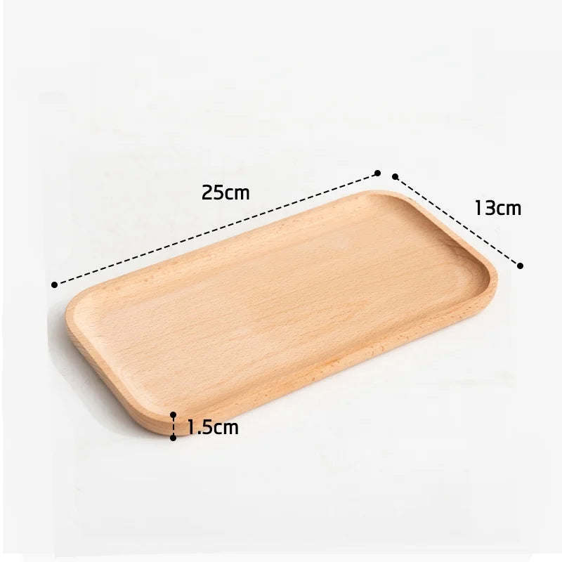 assiettes bois naturel assiettes carrées ovales différentes tailles minimaliste rustique