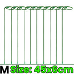 support floral métal vert moderne 55x6cm 45x6cm 35x6cm jardin rose légume vigne