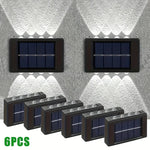 lampe solaire murale 12 led noir bleu panneau solaire moderne minimaliste adhésif double face