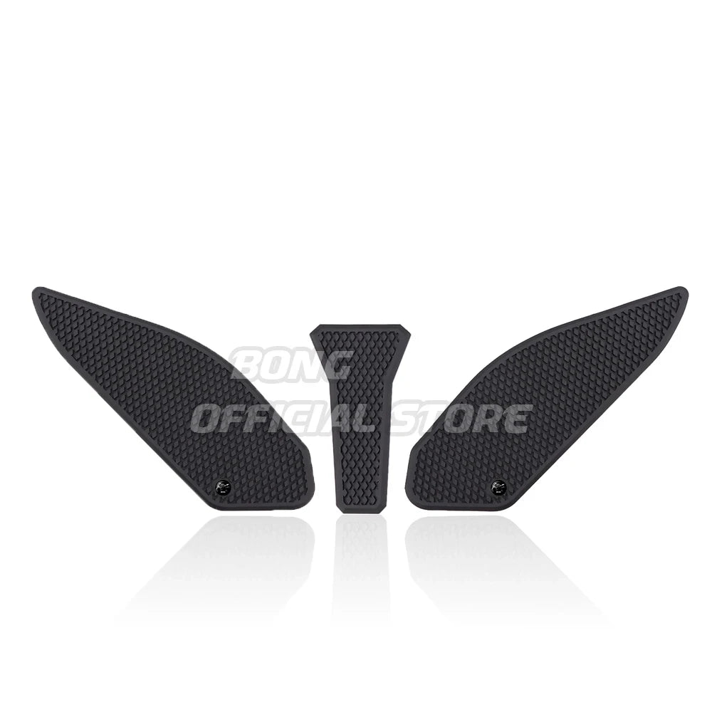 protections reservoir moto noir blanc bleu rouge motif losange adhésif vis sportif