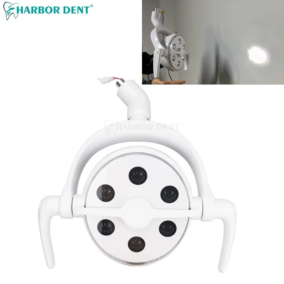 lampe dentaire led sans ombre blanc moderne interrupteur capteur infrarouge