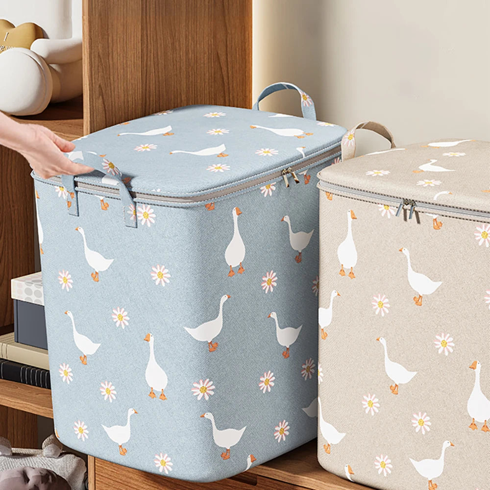 Sac de rangement pour vêtements et couette en tissu Oxford pliable