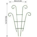 support plante géométrique moderne noir fixation piquet 100m ficelle imperméable renforcement portée
