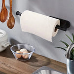 porte rouleau papier toilette adhésif noir mat moderne salle bain cuisine accessoris eponge brosse