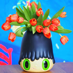 figurines animées grands yeux coiffures variées couleurs vives pack cadeau enfants modernes