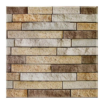 panneau mural 3d adhésif imitation briques moderne marron beige gris imperméable