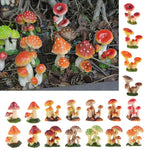 ornements jardin champignons décorations maison table sculptures pelouse extérieures figurines résine miniatures