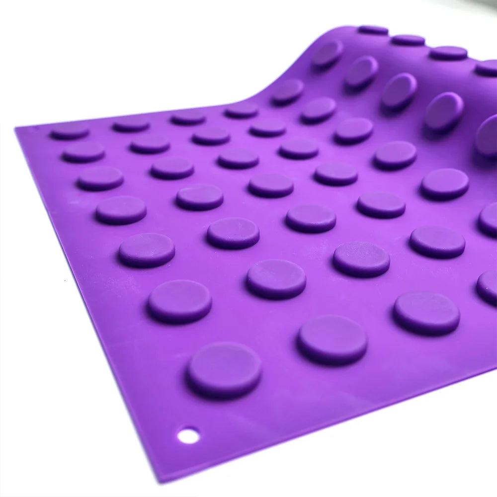 tapis protection violet grands points circulaires moderne autoclavable réutilisable antidérapant chirurgical
