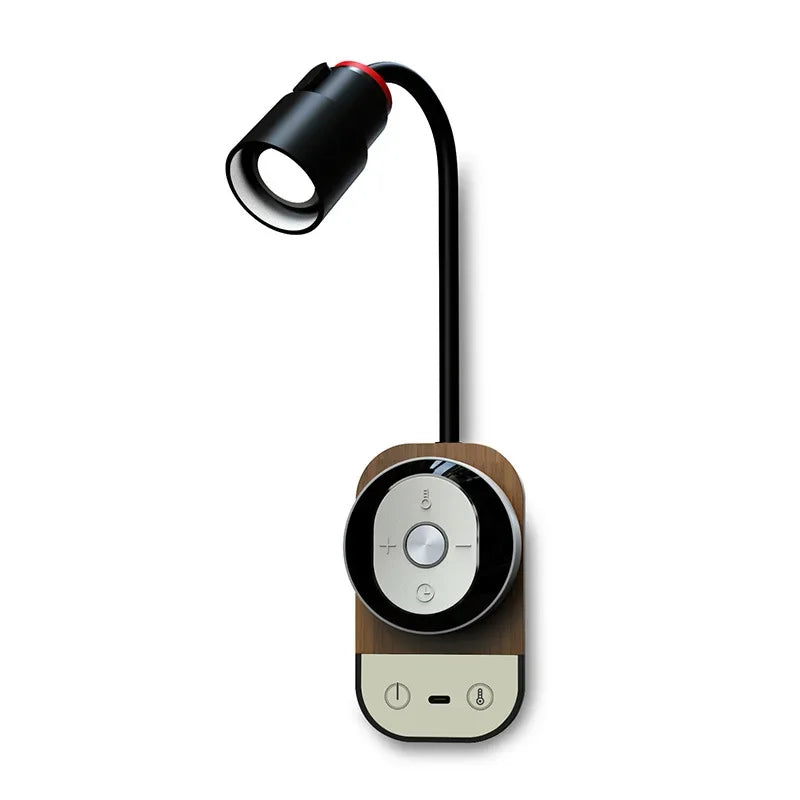 lampe murale flexible contrôle tactile portative lampe mur noir blanc moderne minimaliste