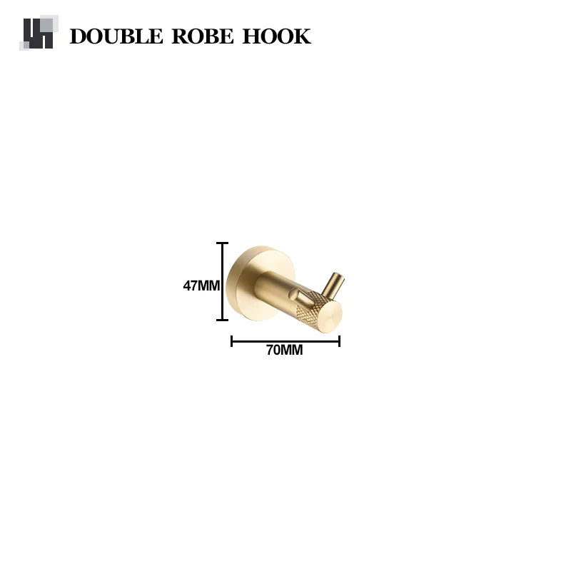 accessoires salle bain doré porte savon porte serviette barre verticale barre horizontale porte verre