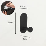 accessoire salle bain adhésif noir moderne porte rouleau papier toilette napkin holder suspension serviettes