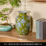 vases décoratifs fleurs classiques jaune bleu vert rose violet opaques