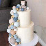 Set de 20 boules de gâteau en mousse tailles variées