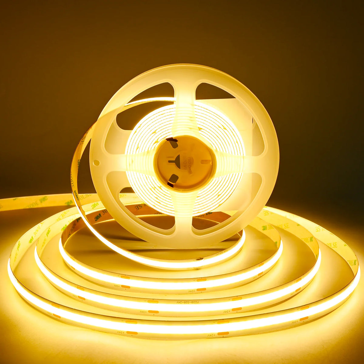 ruban led flexible blanc chaud 528 leds 3000k 12v 24v adhésif moderne 5m certifié