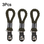 clips serviettes corde tressée acier inoxydable moderne beige blanc noir rouge vert olive