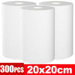 serviettes cuisine blanc texturées moderne non tissées réutilisables pack 300 pièces