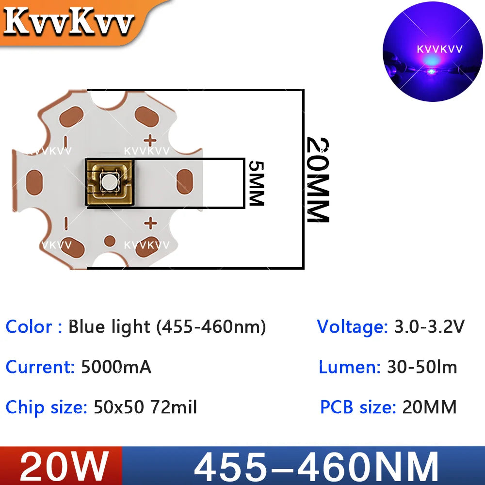 ampoule led 20w lumière froide bleue verte blanche naturelle moderne golden light chip pcb