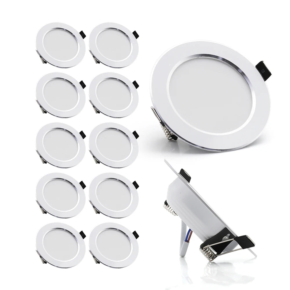 projecteur led blanc froid chaud spot led moderne 12w 15w 18w clips fixation pvc