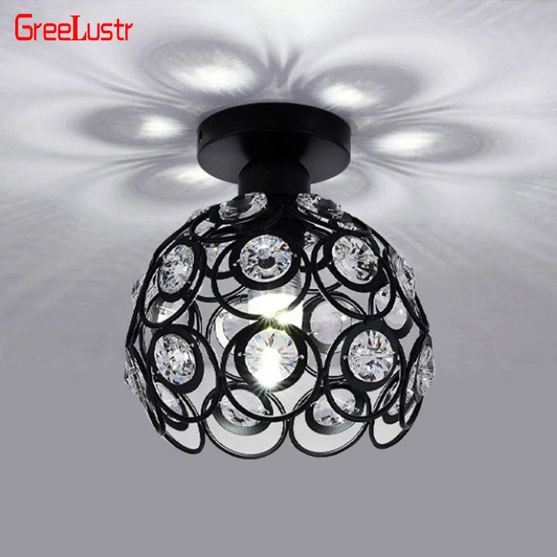 pendant semi encastré cristal moderne ampoule edison lumiere brillante deco florale eleɡante