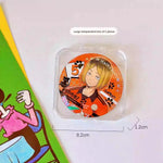 porte cartes anti poussière acrylique transparent personnages animés moderne rangement bijoux accessoiressealed dustproof