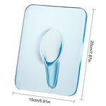 support mural vase transparent bord arrondi moderne adhésif vase intégré