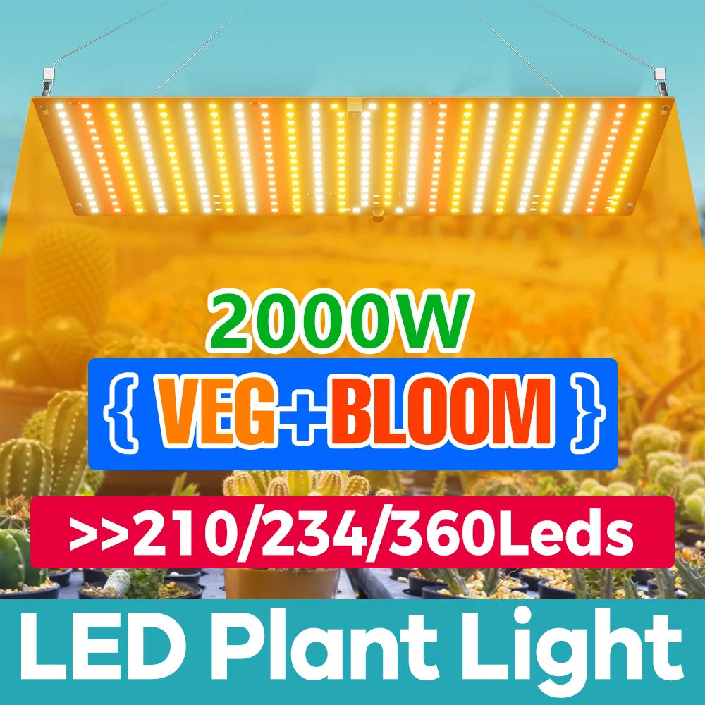 lampe croissance led plante full spectrum blanc jaune rouge infrarouge ultraviolette moderne grille cables