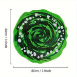 tapis vert moderne imperméable polyester spirale points intérieur salon chambre voyage