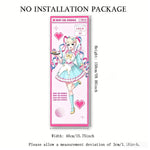 poster mural anime illustration fille costumes servant NEEDY GIRL OVERDOSE LOGIN violet rose noir