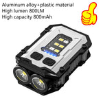 lampe torche led rechargeable usb portable aimant super lumineuse camping urgence cob lumière forteModes