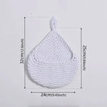 paniers rangement crochet rustique beige respectueux environnement boho chic decoration cuisine