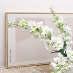 bouquet artificiel fleurs blanc rose violet moderne vaseintérieurDecoration maison