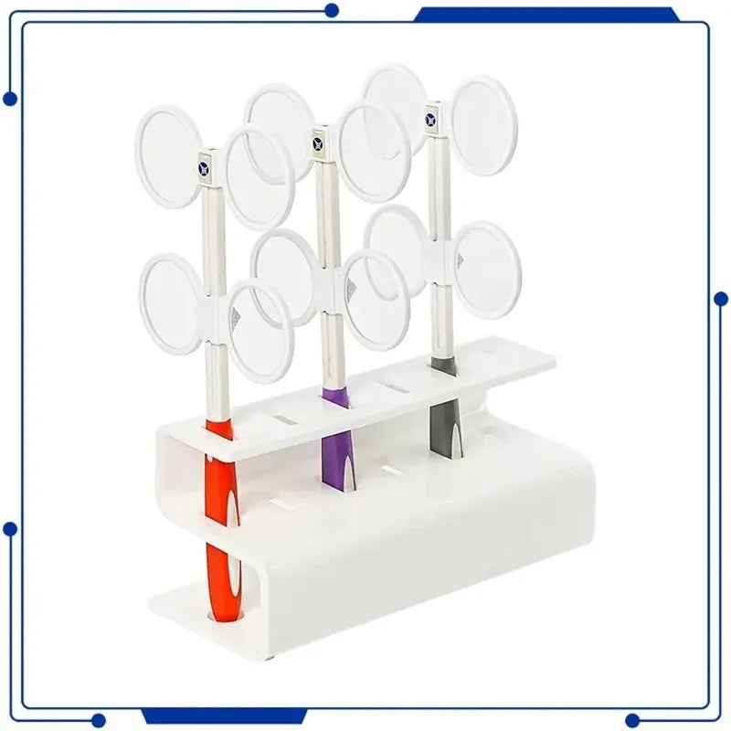 porte stylos acrylique blanc transparent noir ophthalmique flipperstand organisateur optique minimaliste