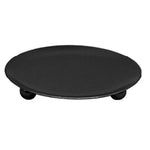 Support bougies moderne noir doré décoration maison 13x18cm