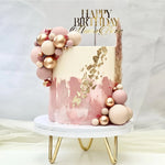 boules décoration gâteau mariage fiançailles noël saint valentin rose beige blanc or brillantes