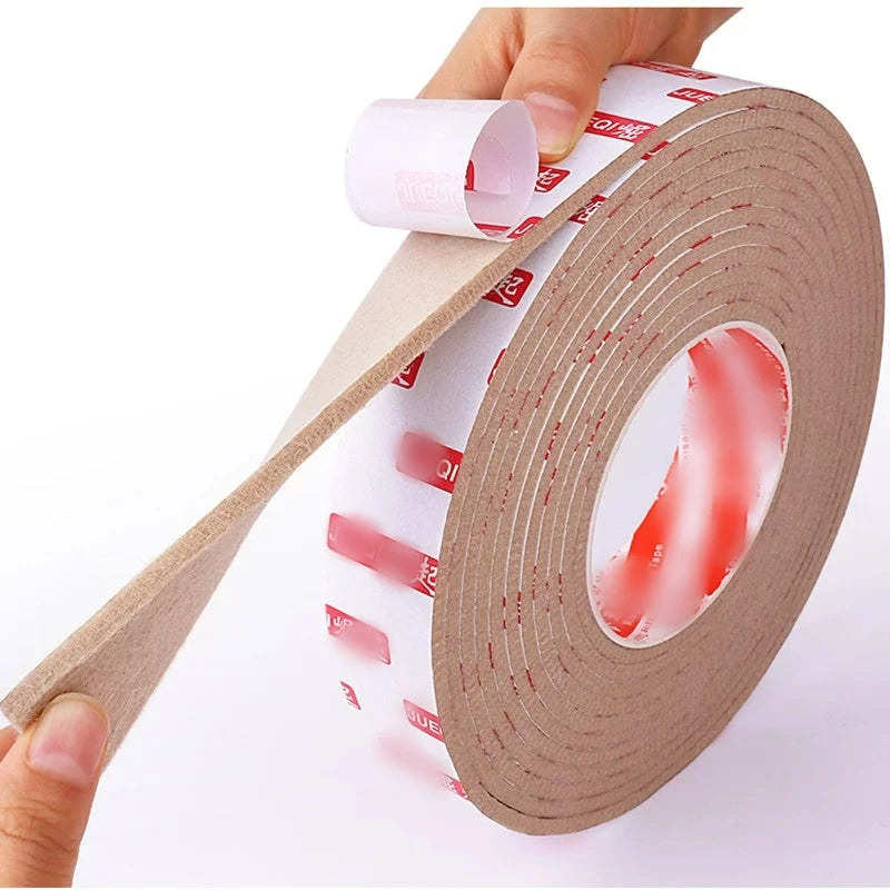 tapis protection meubles beige clair texture feutre moderne adhésif 2m large strips découpés résistants
