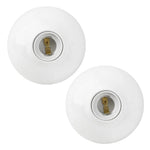 support ampoule led e27 blanc rond moderne fixation murale vis basse tension rohs lvd