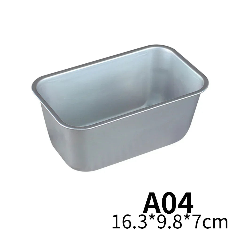 moules pain aluminium argenté modernes antiadhésifs diverses tailles cuisine pâtisserie boulangerie gadgets