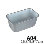 moules pain aluminium argenté modernes antiadhésifs diverses tailles cuisine pâtisserie boulangerie gadgets