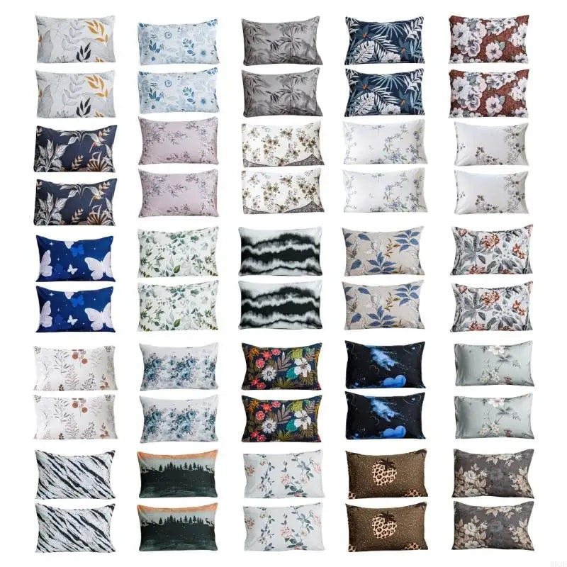 parure lit drap housse taies d'oreiller motif fleurs moderne élégant
