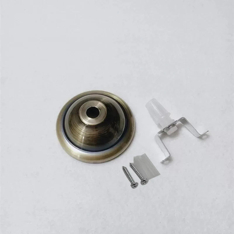 socquettes suspension moderne vis blanc doré noir marron mat opaques fixations câbles