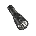 lampe poche rechargeable 3300 lumens 500m distance éclairage spirale aluminium