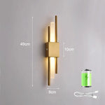 lampes murales modernes or blanc minimaliste fixées mur facile lumière blanche