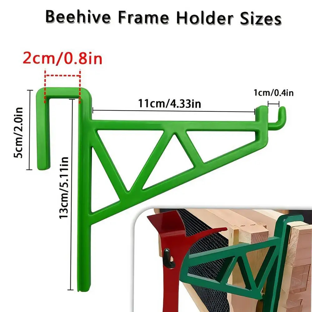 supports cadre d'apiculture vert noir clips multifonctionnels outils d'apiculture couteau grille fixations rapides