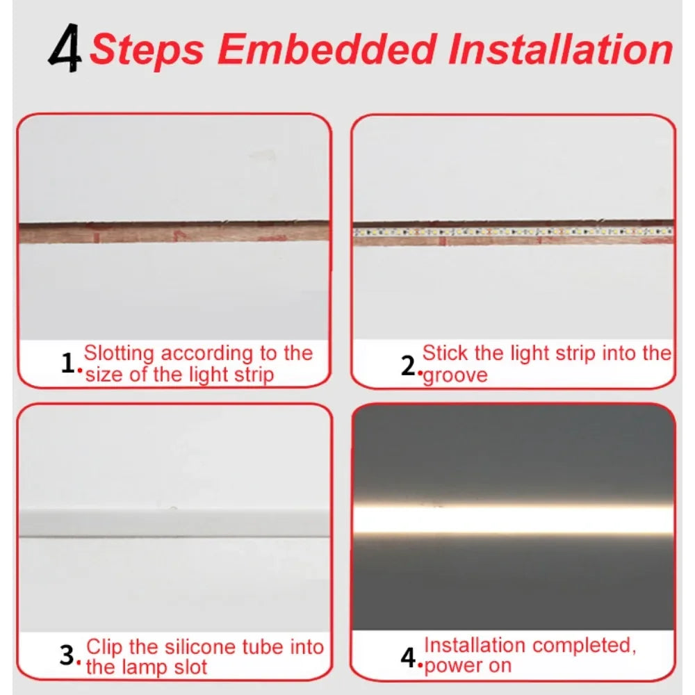 Tube LED flexible forme spéciale