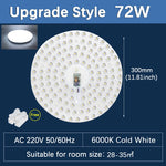 Panneau led plafonnier blanc moderne aimants 12w 18w 24w 36w 48w 72w