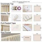 rideaux blancs transparents moderne plissables polyester blanc semi transparent fenêtres françaises